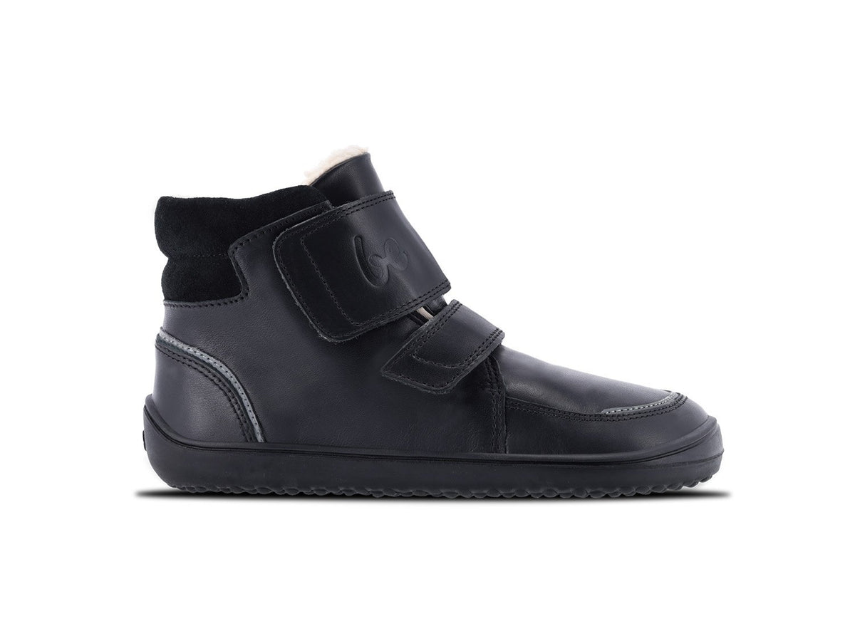 Be Lenka Zimowe buty dziecięce boso Panda 2.0 - All Black