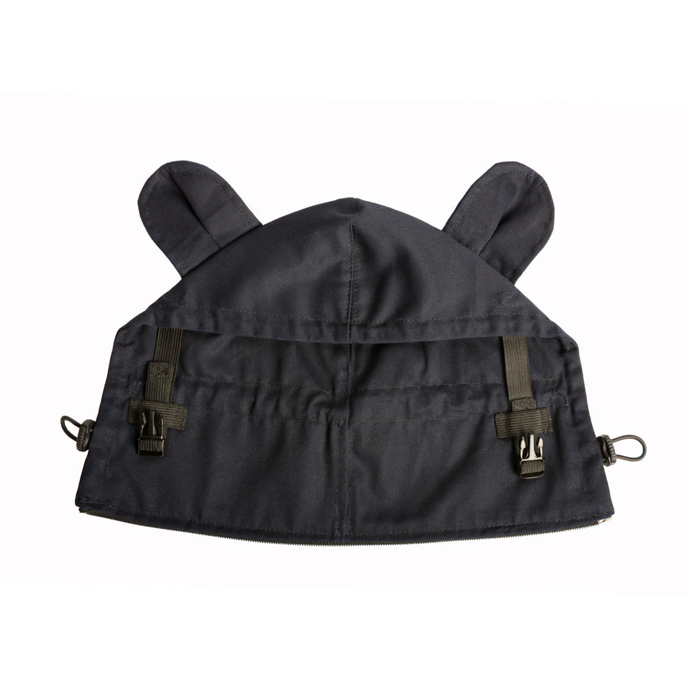 Monkey Mum® Lekki kaptur do nosidełka Carrie - Srebrny mrok