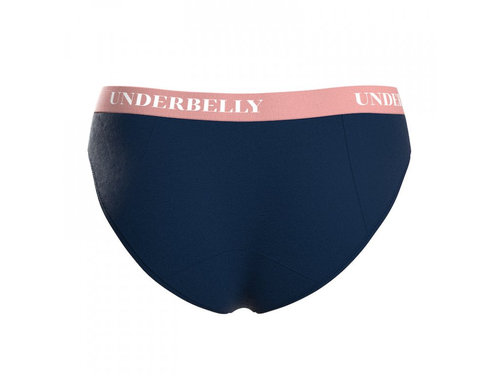 Majtki menstruacyjne Underbelly univers, Silniejsza miesiączka - niebieskie