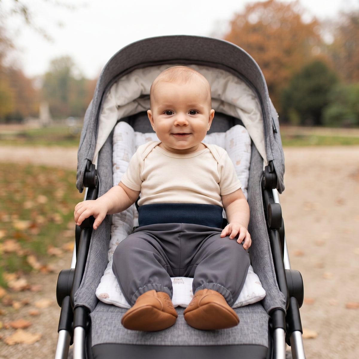 Dziecięce softshellowe spodnie z membraną Monkey Mum® - Tajemnicza wycieczka