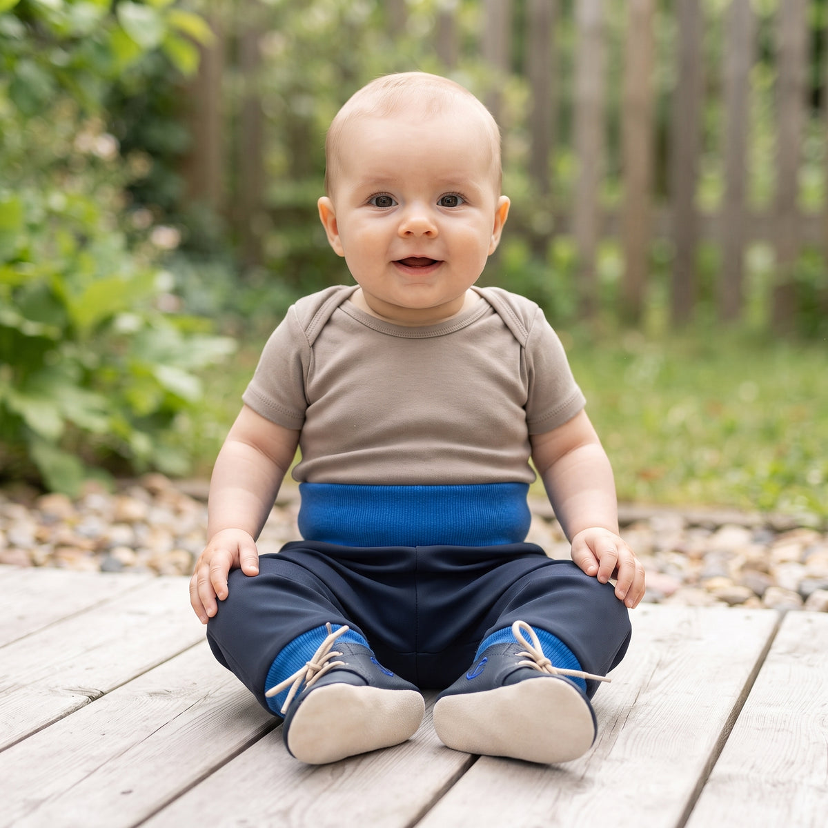 Dziecięce softshellowe spodnie z membraną Monkey Mum® - Nocne niebo