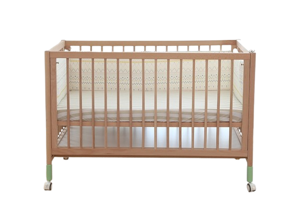 Łóżeczko dziecięce 3w1 - Lite drewno - 120x60 cm