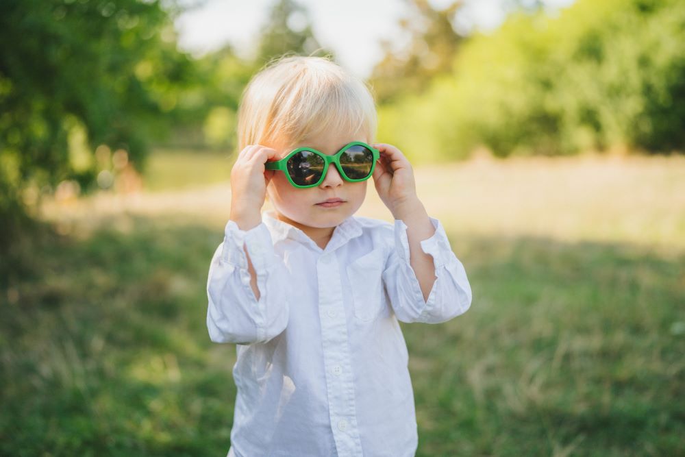 Dziecięce okulary przeciwsłoneczne Monkey Mum® - Pandy spojrzenie - więcej kolorów