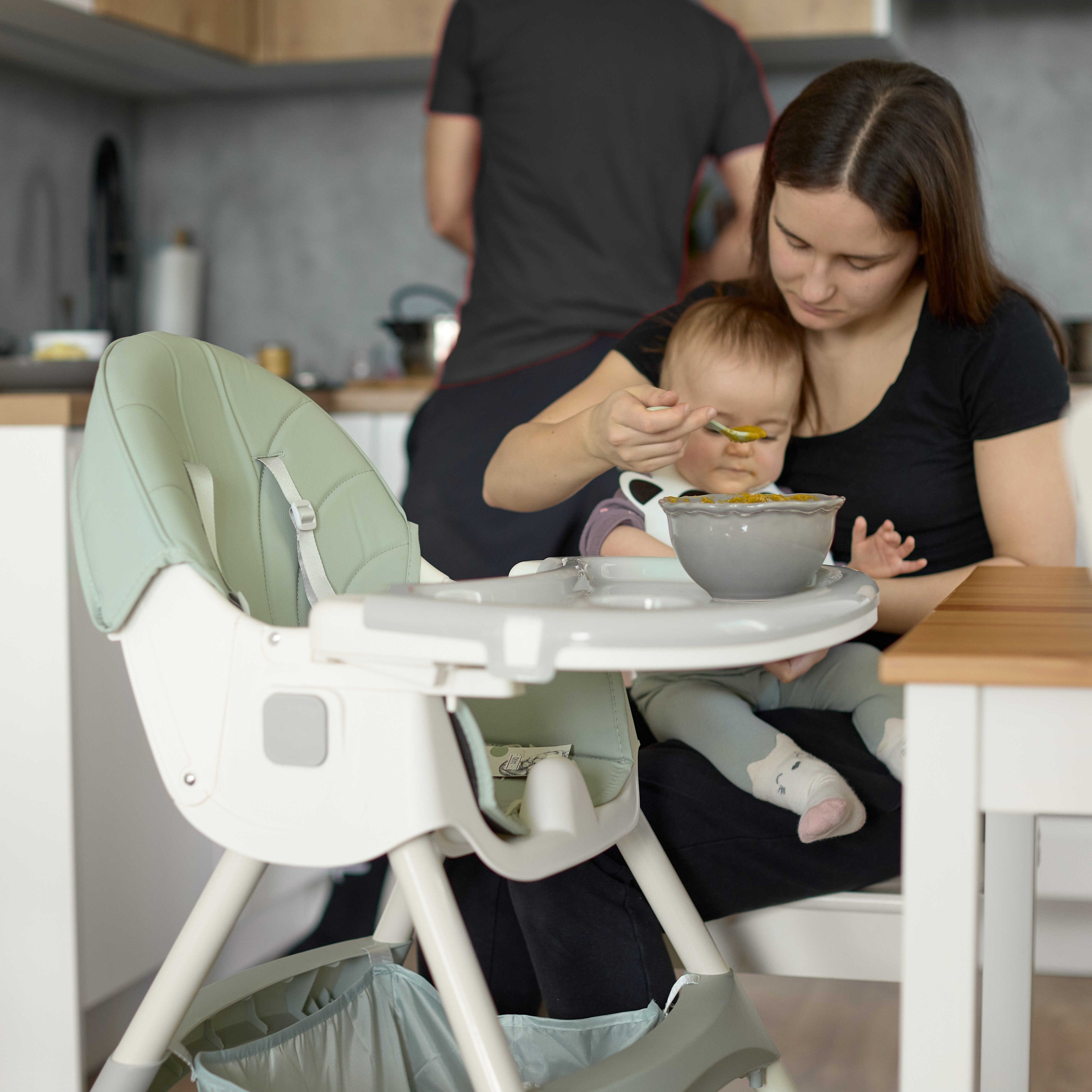 Dziecięce krzesełko do karmienia 2w1 Comfort - Różowe