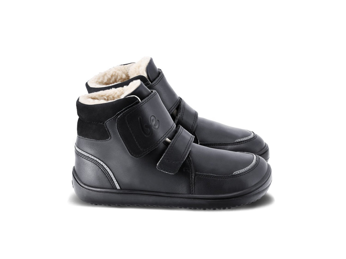 Be Lenka Zimowe buty dziecięce boso Panda 2.0 - All Black