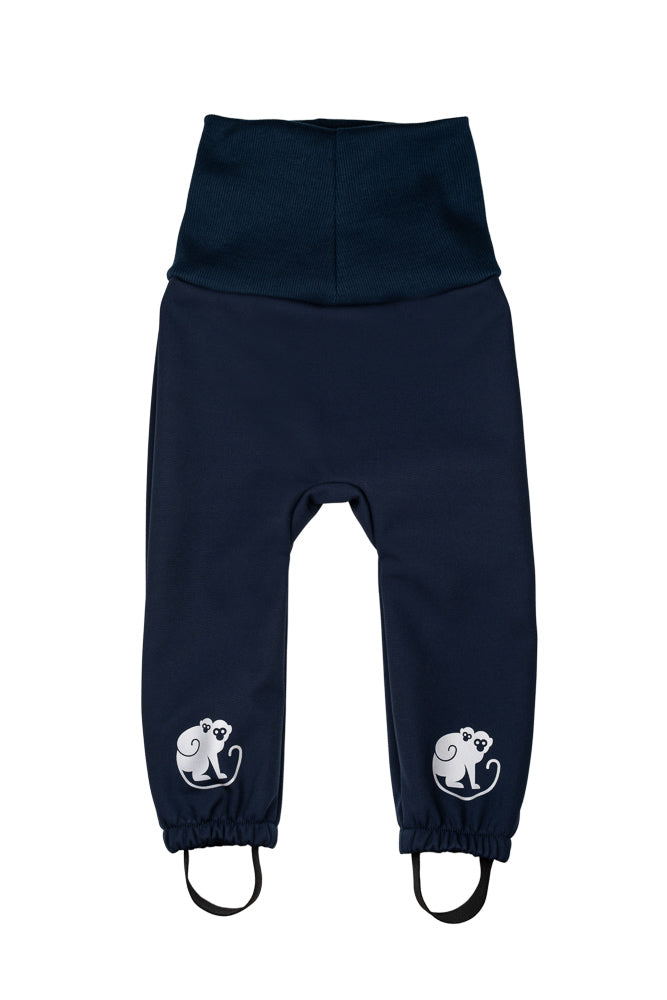 Dziecięce rosnące spodnie softshellowe z membraną Monkey Mum® - Nocne niebo