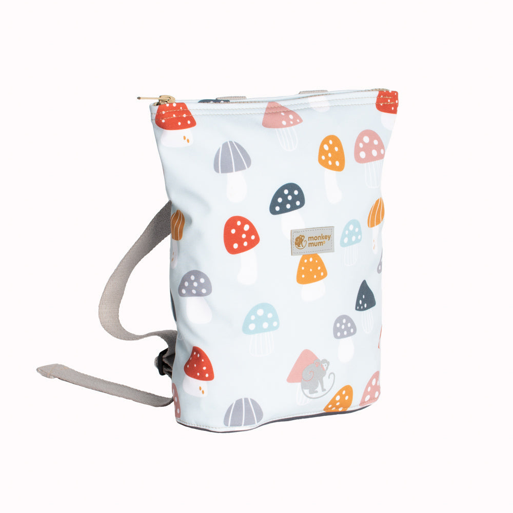 Dziecięcy plecaczek softshellowy Monkey Mum® - Kolorowe muchomory