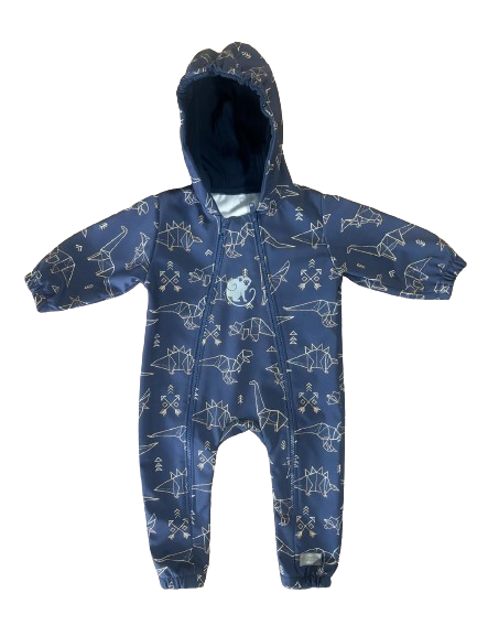 Monkey Mum® Softshellová kombinéza s membránou –Souhvězdí dinosaurů - vel. 62/68, 74/80