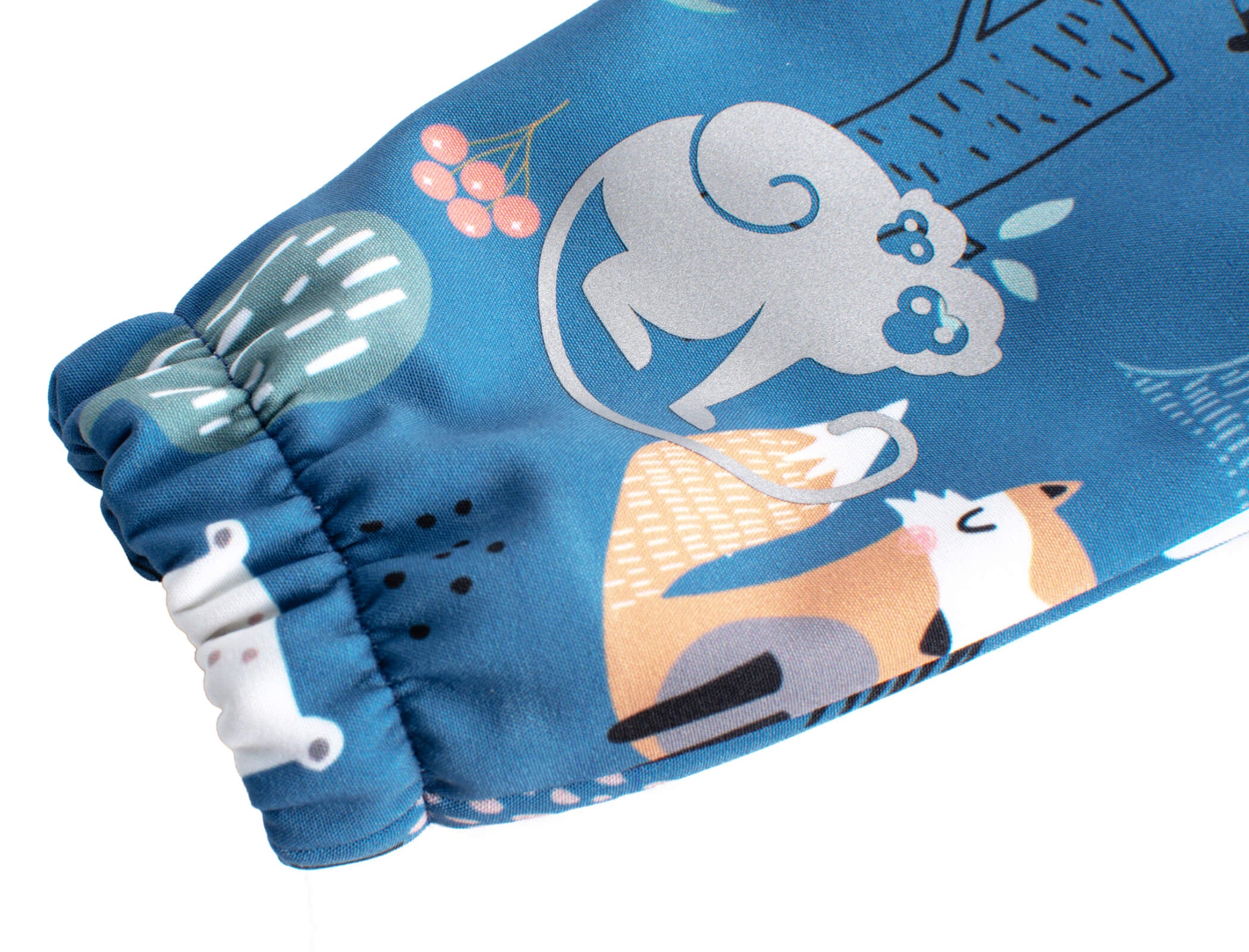Dziecięce softshellowe spodnie z membraną Monkey Mum® - Nocne zwierzątka