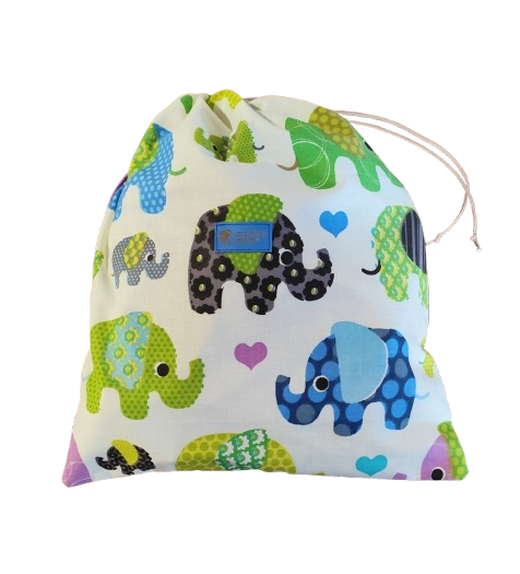 Worek materiałowy Monkey Mum® - Wesoły słoń