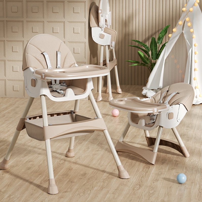 Dziecięce krzesełko do karmienia 2w1 Comfort - Beżowe - po rozpakowaniu