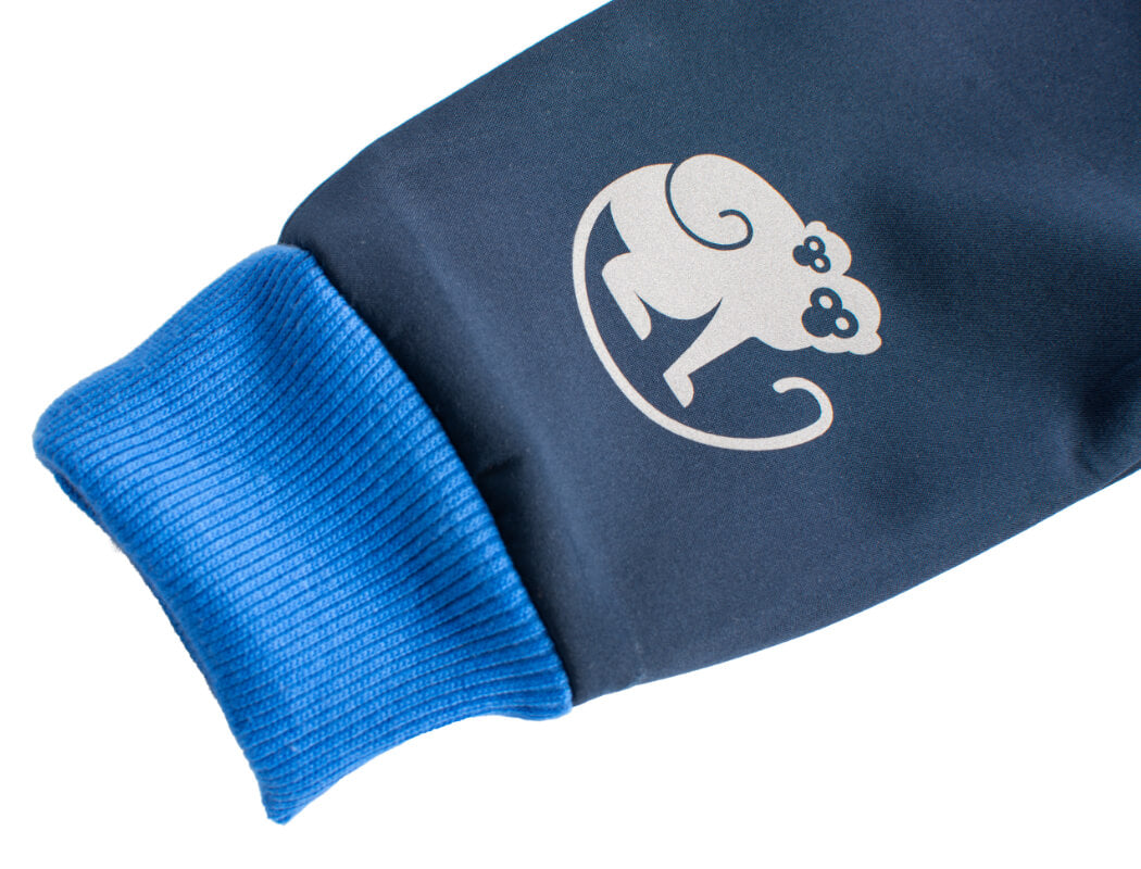 Dětské softshellové kalhoty s membránou Monkey Mum® - Noční obloha