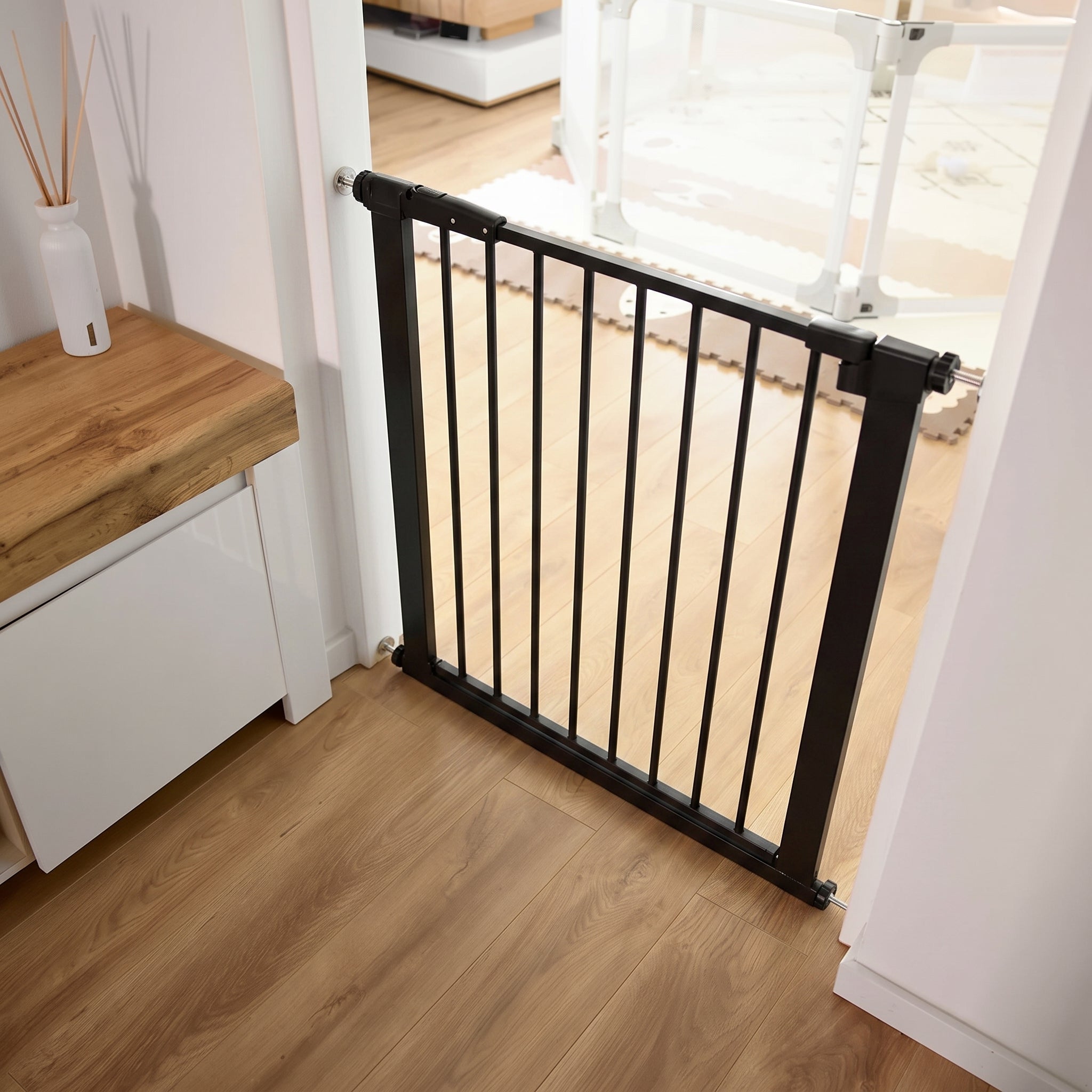 Barierka zabezpieczająca Monkey Mum® – Czarna
