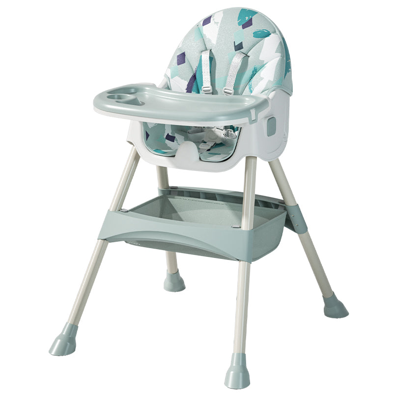 Dziecięce krzesełko do karmienia 2w1 Comfort - Zielony Ornament