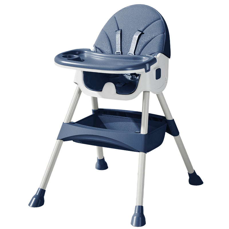 Dziecięce krzesełko do karmienia 2w1 Comfort - Niebieski - rozpakowane