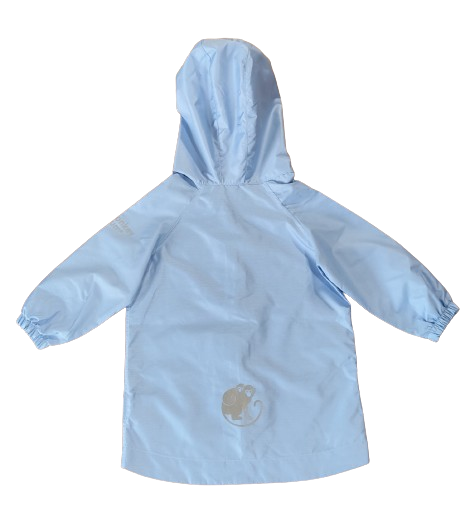 Monkey Mum® Kurtka z ortalionu z rękawem raglanowym - Jasnoniebieska