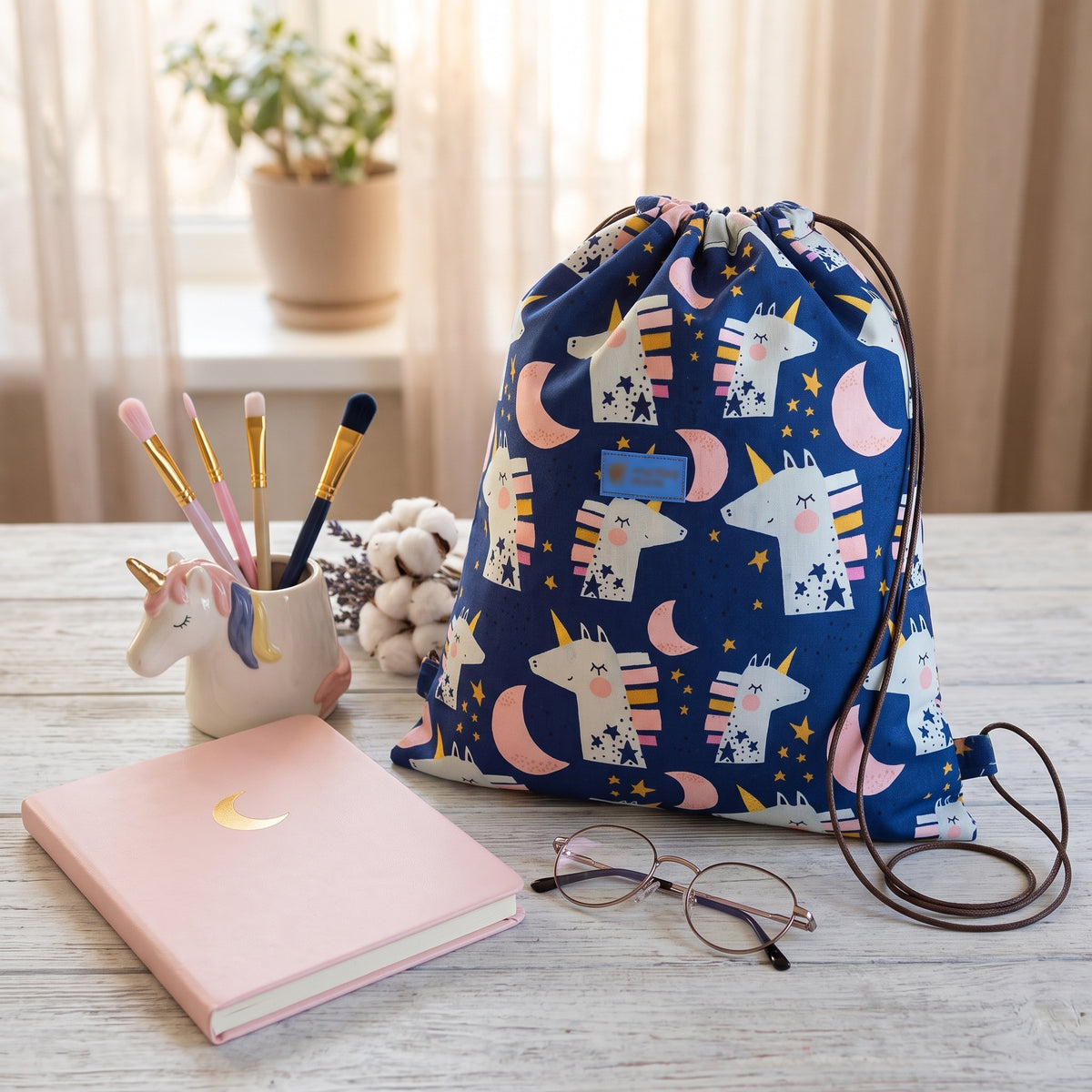 Worek materiałowy Monkey Mum® - Jednorożec