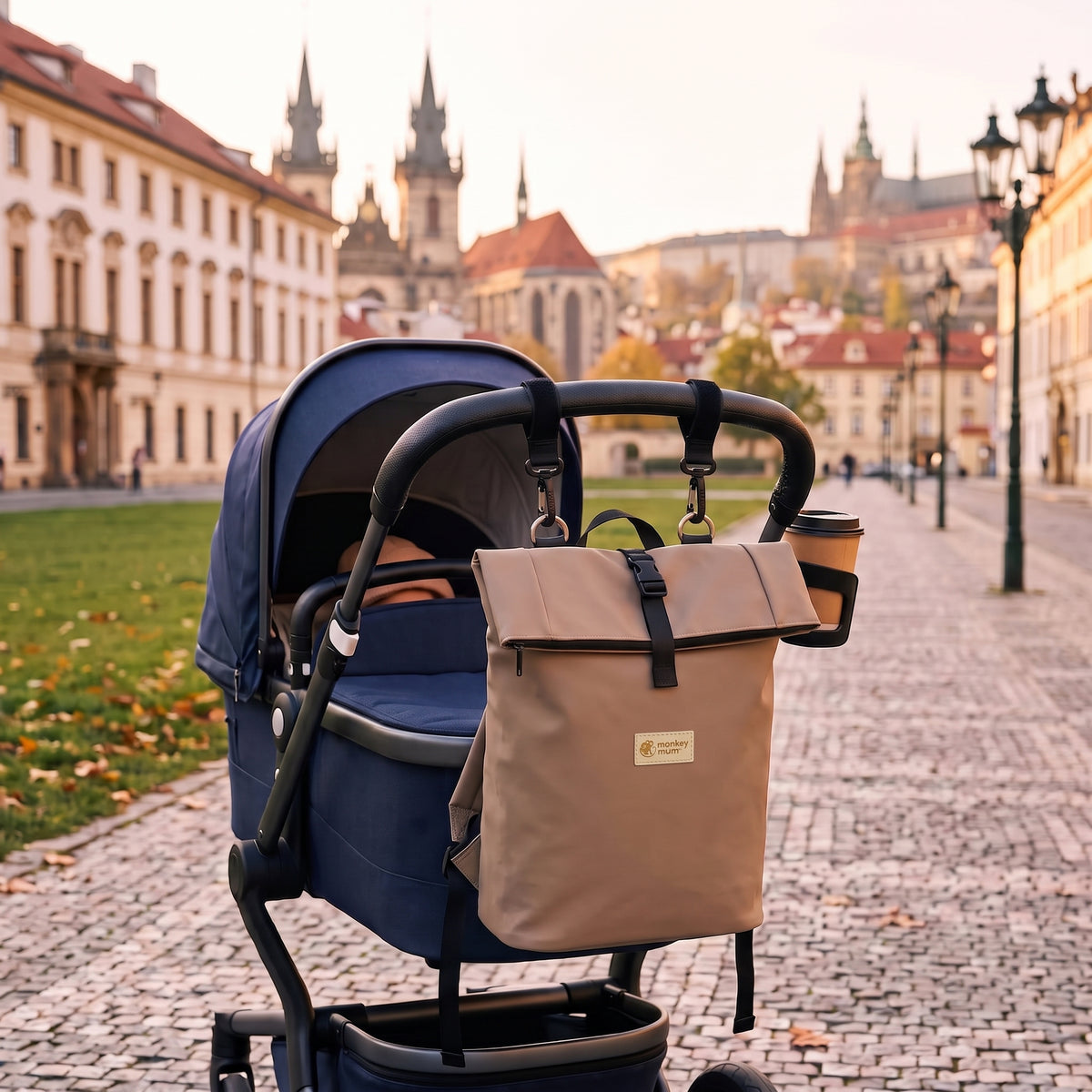 Monkey Mum® Plecak softshellowy do wózka – Safari Tour