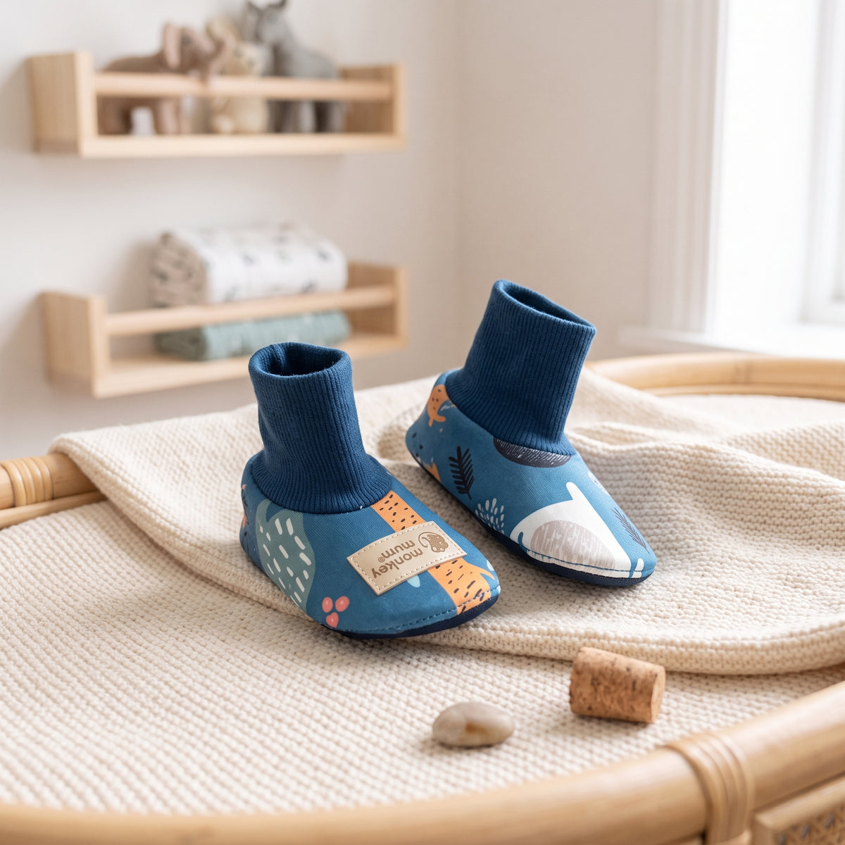 Monkey Mum® Softshellowe niechodki z membraną - Nocne zwierzątka