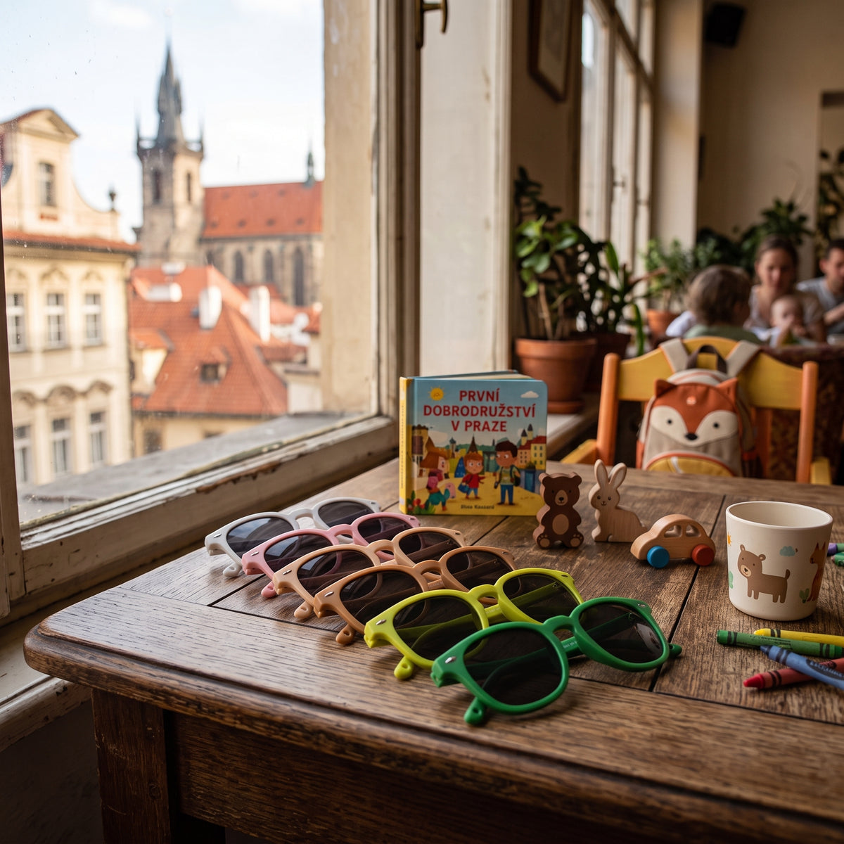Dziecięce okulary przeciwsłoneczne Monkey Mum® - Tygrysia przenikliwość - więcej kolorów