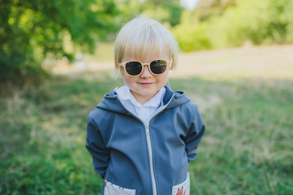 Dziecięce okulary przeciwsłoneczne Monkey Mum® - Psie spojrzenie - więcej kolorów