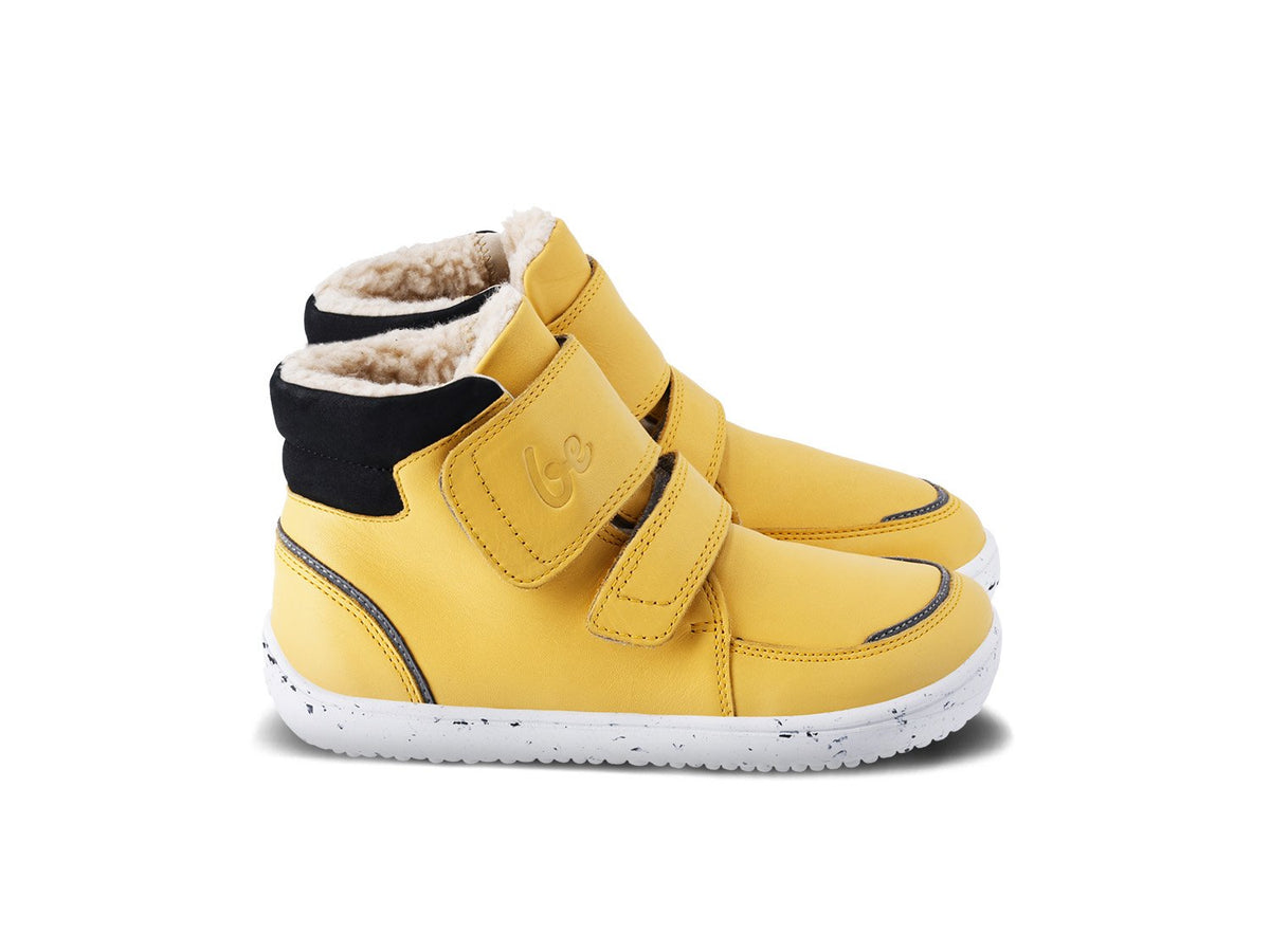 Be Lenka Zimowe buty dziecięce boso Panda 2.0 - Serowy Żółty