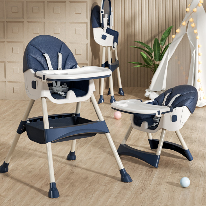 Dziecięce krzesełko do karmienia 2w1 Comfort - Niebieskie