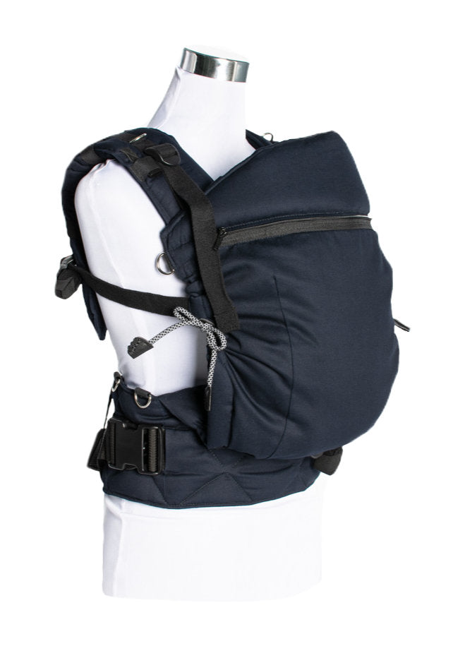 Monkey Mum® Ergonomiczne rosnące nosidło Carrie - Srebrny mrok
