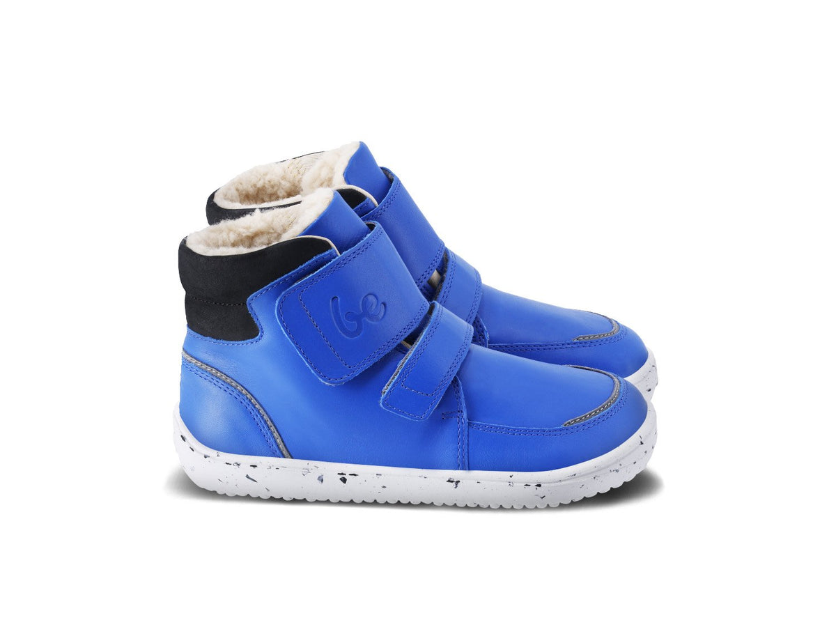 Be Lenka Zimowe buty dziecięce boso Panda 2.0 - niebiesko-białe