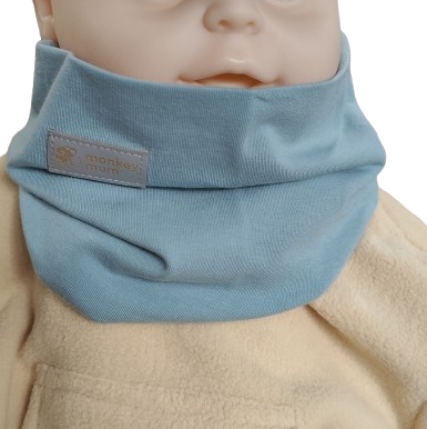 Komin Monkey Mum® - Jasnoniebieski