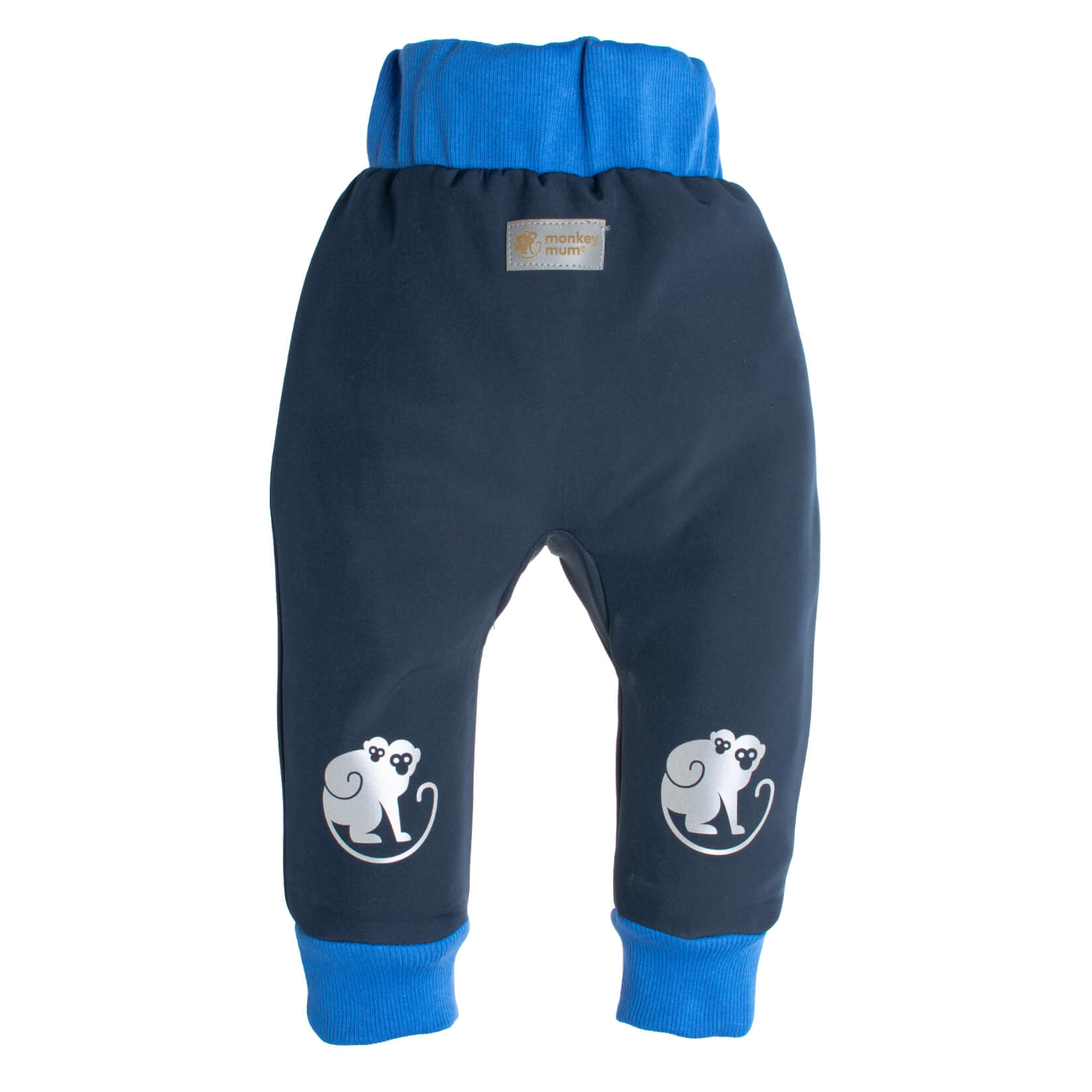 Dziecięce softshellowe spodnie z membraną Monkey Mum® - Nocne niebo