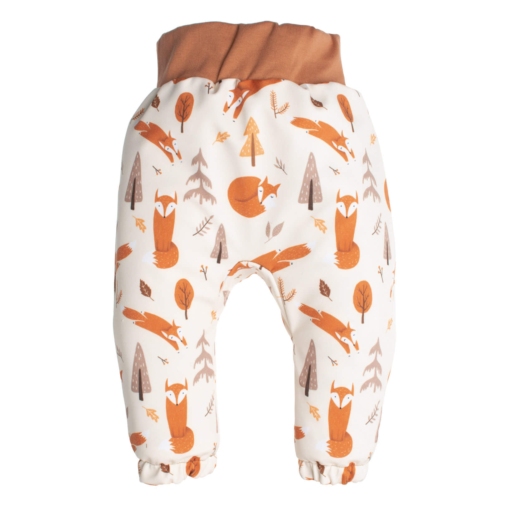 Dziecięce softshellowe spodnie z membraną Monkey Mum® - Lisie zabawy