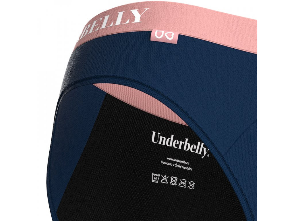 Majtki menstruacyjne Underbelly univers, Silniejsza miesiączka - niebieskie