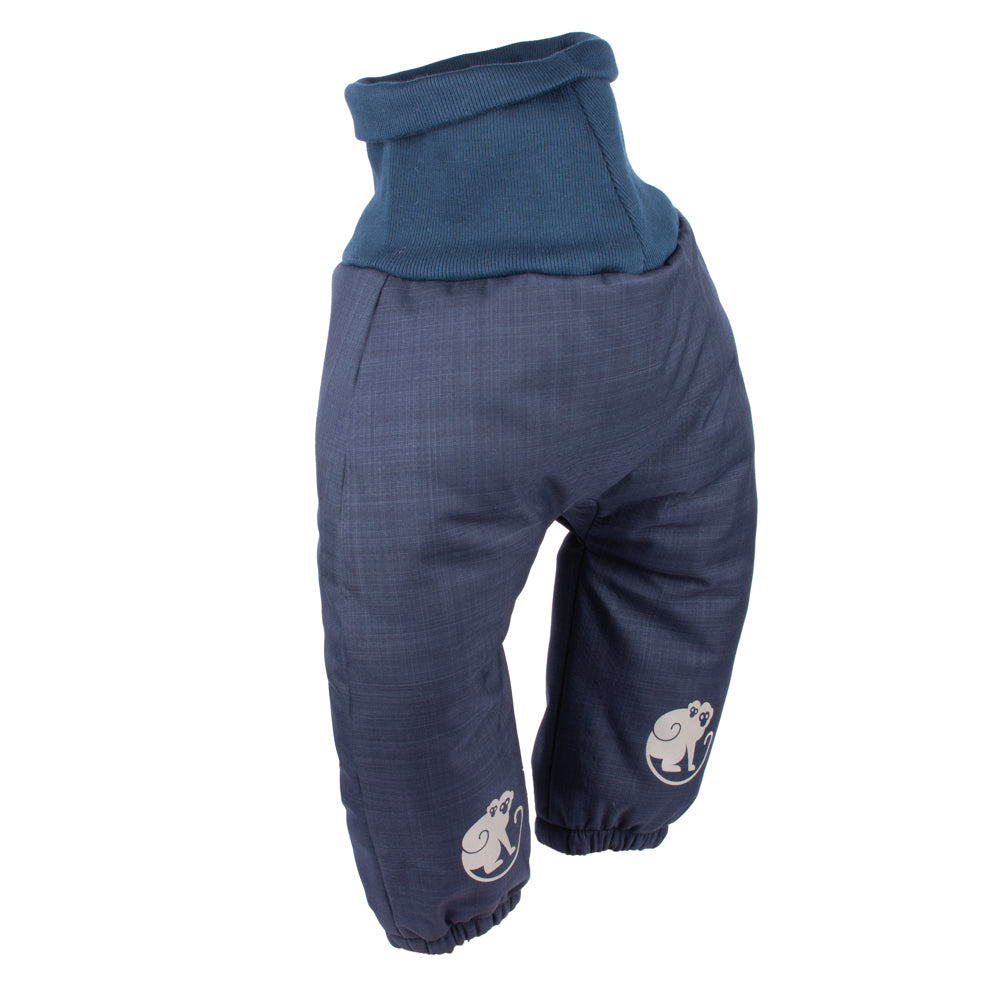 Dziecięce rosnące zimowe softshellowe spodnie z barankiem Monkey Mum® - Bajkowa dobranocka