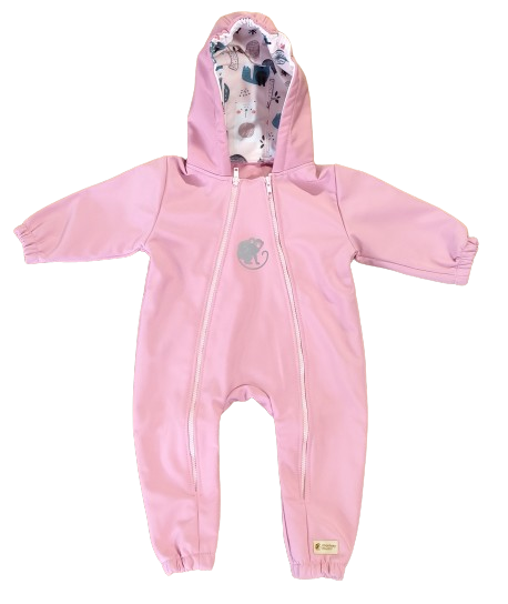 Monkey Mum® Kombinezon softshellowy z membraną –Słodkie zwierzątka - rozm. 62/68, 74/80