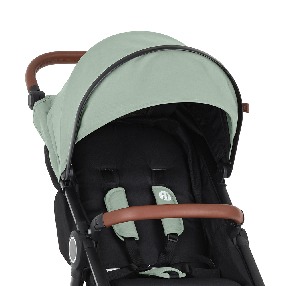 PETITE&MARS Stříška ke kočárku Street2 Iron Green