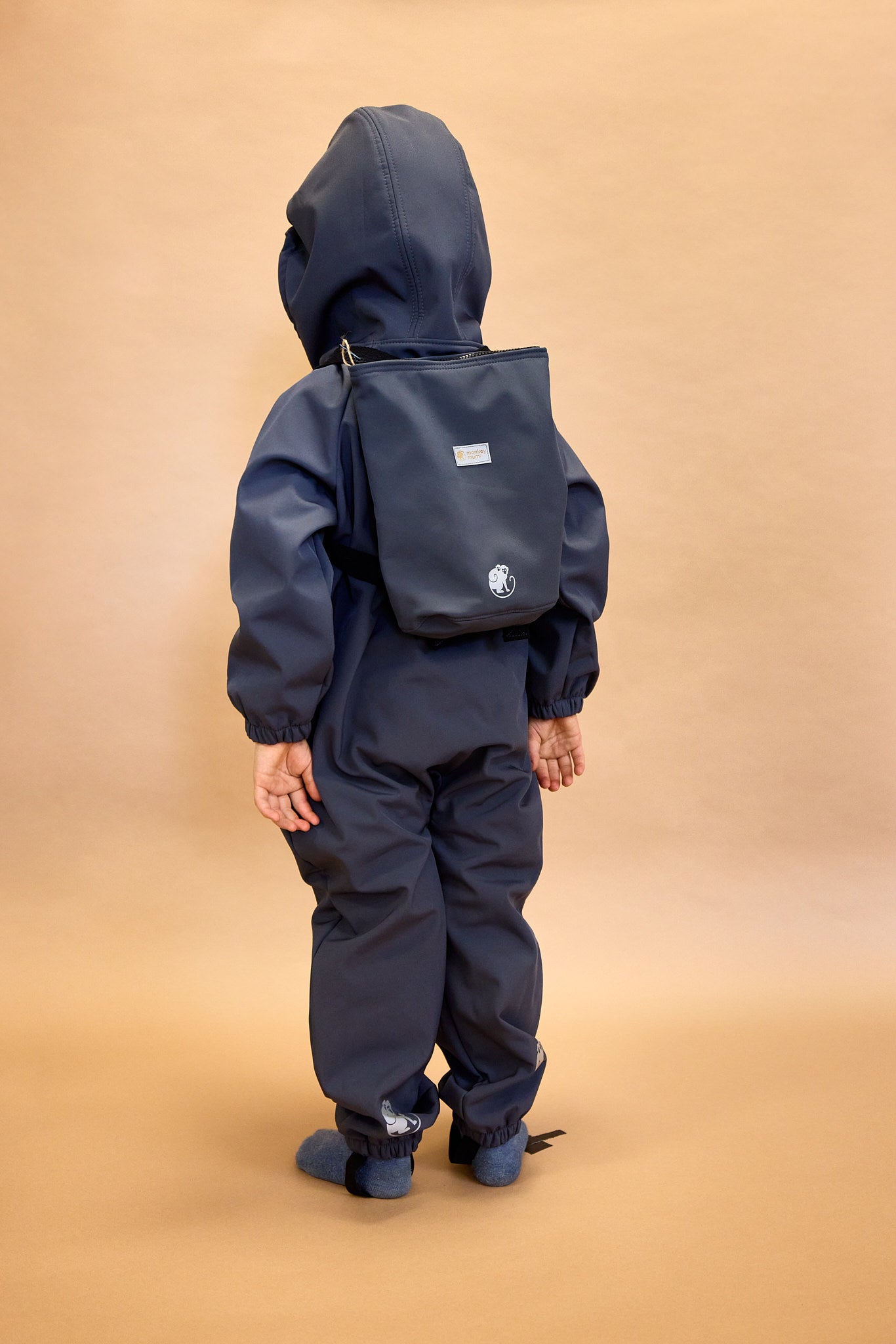 Dziecięcy plecaczek softshellowy Monkey Mum® - Figlarne budowy