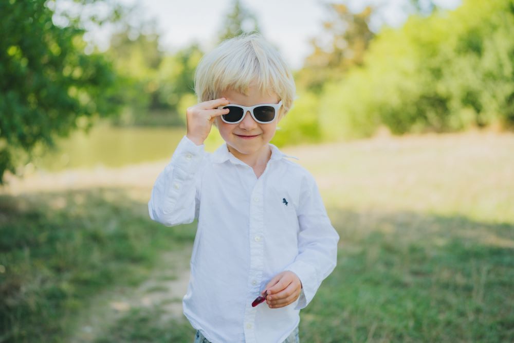 Dziecięce okulary przeciwsłoneczne Monkey Mum® - Żabie mruganie - więcej kolorów