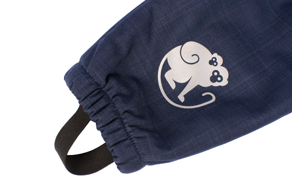 Dziecięce rosnące zimowe softshellowe spodnie z barankiem Monkey Mum® - Bajkowa dobranocka
